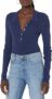 The Drop Women’s Dara Slim-Fitted Variegated Rib Polo Sweater