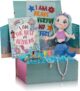 The Memory Building Company Large Mermaid Surprise Box w/ Mermaid Plush, Coloring Book and Markers, Jewelry and Crown Headband