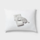 3-Pc Threshold Soft/Medium Sleep Gift Set (Pillows Pillow, Pillow Cover, & Sleep Mask)