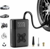 Tire Inflator Portable Air Compressor, 150 PSI