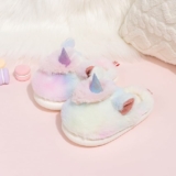 Toddler Girls Cute Unicorn Slippers