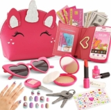 Unicorn Toddler Pretend Makeup Toy Kit w/ Purse