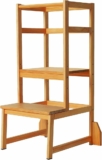 Adjustable-Height Toddler Tower Stool