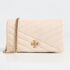 Tory Burch Kira Pave Logo Diamond Quilt Mini Top Handle Bag