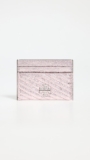 Tory Burch Kira Metallic Moto Quilt Card Case