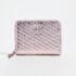 Tory Burch Kira Diamond Quilt Pave Logo Zip Card Case