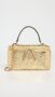Tory Burch Kira Metallic Moto Quilt Vanity Case
