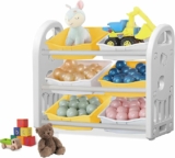 Toy Storage Organizer Rack with 6 Bins