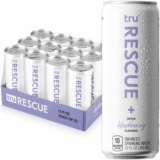 12-Pack Tru Rescue Seltzer, Blackberry Flavored Sparkling Water Made with Real Fruit Juice, 12 oz