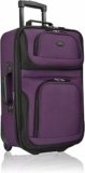 U.S. Traveler Lightweight Rolling 20″ Carry On Luggage Softside Suitcase