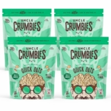 4-Pack Uncle Crumbles Quick Oats, Kosher, Gluten Free & Non-GMO, 24 Ounce