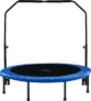 Mini Trampoline with Adjustable Bar and Safety Padding