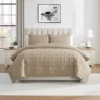 3-Pc VCNY Square Pinsonic Quilt Bedding Set, Full/Queen