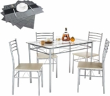 5-Pc Kitchen Dining Table Set