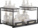 2-Pack  2 Tier Pull Out Cabinet Organizer
