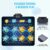 VEVOR Dance Mat, 8-Button Dance Mixer Rhythm Step Play Mat, Electronic Dance Pad with Single/Two Player Modes, Adjustable Volume, Built-in Music, 8 Challenge Levels
