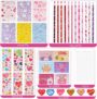 24-Sets Valentine’s Day Gift Set (Includes Notebooks, Pencils, Stickers, Cards, Erasers, & Clear Pouch)