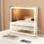 Smart Touch Control LED Makeup Mirror with 3-Color Dimmable Lighting
