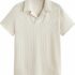 Women’s Textured Button Down Shirt