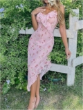 2-Pc Women’s Ruffle Lingerie Nightgown Set