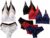3-Sets Women’s Lace Padded Bra & Panty Set