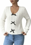 Women’s Bow Knot Knit Sweater