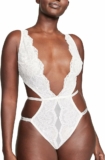 Victoria’s Secret Lace Crotchless Teddy