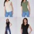 Women’s Sleeveless Ruched A Line Dress