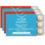 4-Pack 12-Pcs Viter Energy Caffeinated Gum 60mg Caffeine