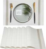 Set of 6 Non Slip Placemats