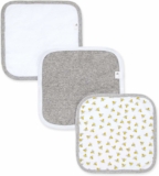 3-Pack Burt’s Bees Baby Washcloths, 100% Organic Cotton Washcloth Towel