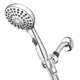Waterpik Handheld Shower Head Chrome 8ft Hose 6 Modes Families Pets