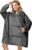 Oversized Adult Wearable Blanket Hoodie w/ Sherpa Fleece Lining
