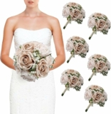 6-Pack Wedding Bridesmaid Bouquets