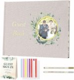 Linen Wedding Guest Book