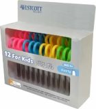 12-Count Westcott Right- and Left-Handed Kid’s Scissors