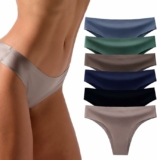 6-Pack Women’s Seamless Cheeky Bikini Underwear