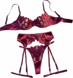 5-Pc Women’s Lingerie Set w/ Garter Belt