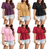 Womens Babydoll Peplum Top