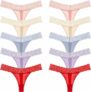 10-Pack Women’s Cotton G-String Thong