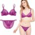 2-Pc Women’s Balconette Push Up Bra & Panty Set