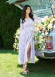 Women’s Floral Print Ruffle Dress w/ Split