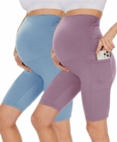 2-Pack Women’s Maternity Biker Shorts