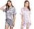 2-Pc Women’s Satin Silky Pajama Set