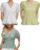 Women’s Tops Short Puff Sleeve V Neck Cropped Shirt