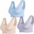 3-Pack Women’s Wireless Sleep Bras