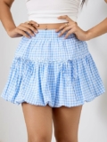 Women’s Y2k Bow Front Mini Bubble Skirt