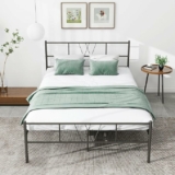 Metal Platform with Headboard and Footboard, Twin Size