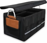 Trunk Organizer for Car w/ Cover, 23 x13 x11 Inch