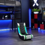 X Rocker Horizon RGB Lighting 2.0 Wired Floor Rocker Gaming Chair